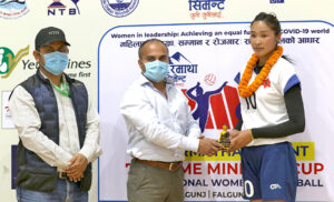 सातौँ प्रधानमन्त्री कप महिला भलिबलमा पुलिस विजयी