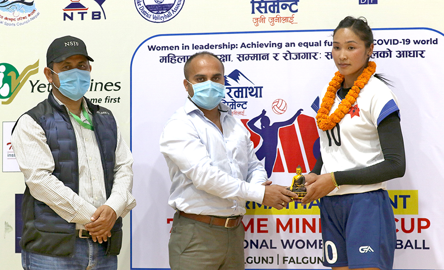 सातौँ प्रधानमन्त्री कप महिला भलिबलमा पुलिस विजयी