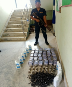 पश्चिम नवलपरासीमा एक लाख पाच हजार मूल्य बराबरको अवैध मालसामान बरामद