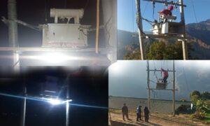 गढीको पाँच गाउँमा पहिलोपटक बिजुली बल्यो