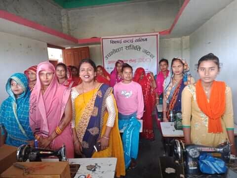 अपाङ्ग विकास केन्द्र द्वारा सुखीपुर नगरपालिकामा सिलाई कटाई तालिम सञ्चालनमा