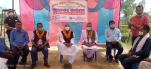 सांसद् परमेश्वर र वरिष्ठ नेता महतोद्वारा सडक शिलान्यास