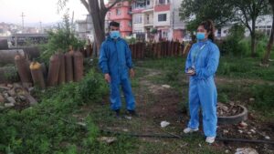 ललितपुरमा करिब पाँच सयवटा अक्सिजन सिलिन्डर बेवारिस अवस्थामा भेटियो