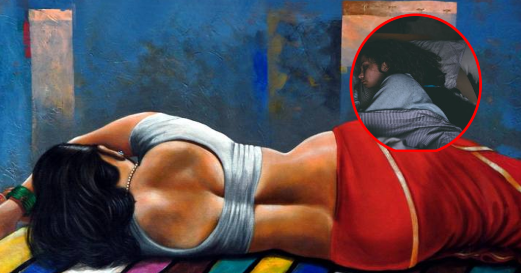 मध्यराति अचानक महिलाको शरीरमा केहि टाँसियो, अनि निकाल्न थल्यो विचित्रको आवाज!!