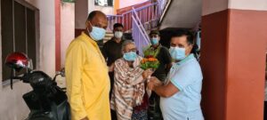 वीरगञ्जकी ९१ वर्षीय उपमेयर जितिन कोरोना