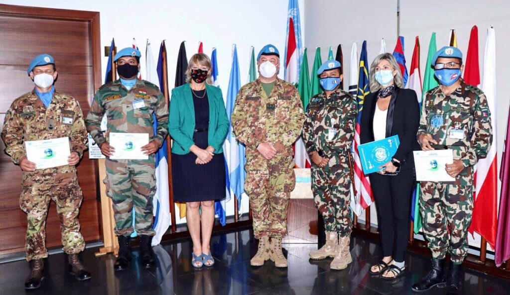 लेबनान मिशन: नेपाली सेनालाई वातावरणीय सुरक्षा पुरस्कार