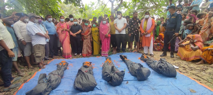 मन्त्रि महतोद्वारा मृतक बालिकाहरुप्रति श्रद्धाञ्जली, परिवारलाई १०/१० हजार को सहयोग: प्रदेश सरकार बाट १ लाख राहत घोषणा