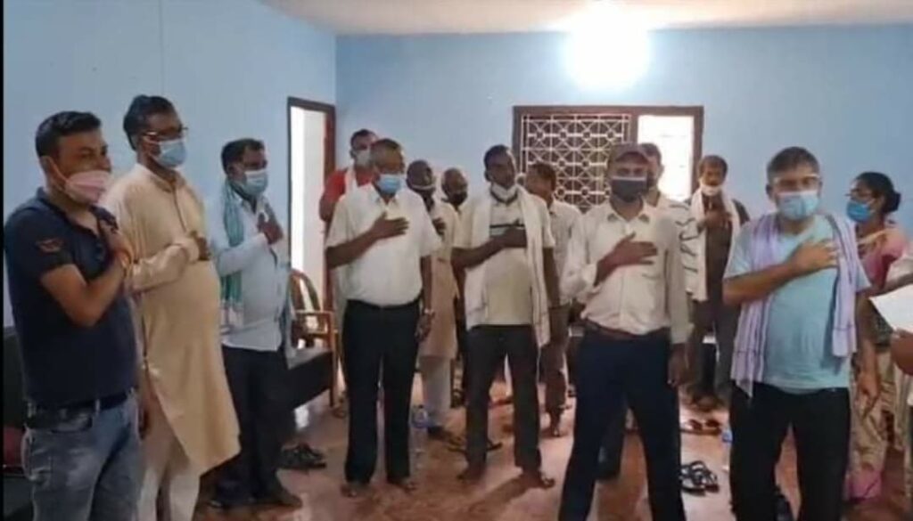 केन्द्रमा ओलीपक्षको विरोध गर्ने जसपा लाहानमा ओलीमय