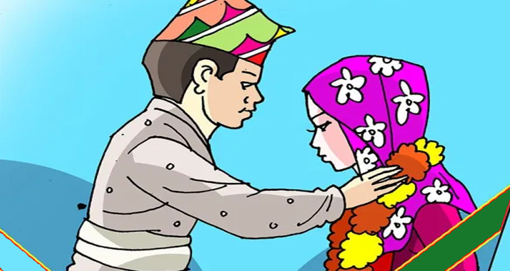 उमेर नपुगेका एक जोडी विवाह बदर, घर फर्किइन् बेहुली