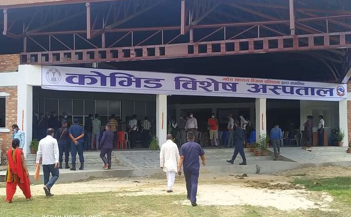 मणिपाल शिक्षण अस्पतालमा १०० शय्याको कोरोना विशेष अस्पताल सञ्चालनमा