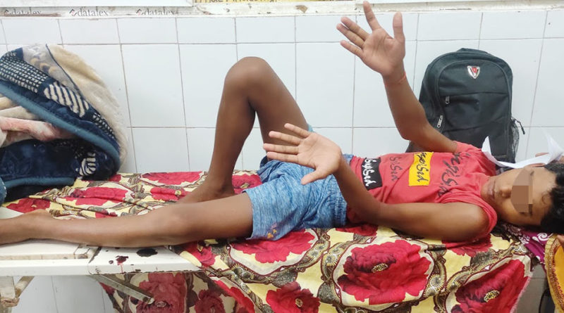 धनुषामा चोरीको आरोपमा प्रहरीद्वारा एक किशोरलाइ निर्घात कुटपिट