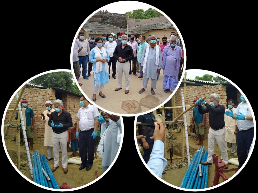 पर्सा बिरगंज मनियारी मा २०० हेन्ड पाइपको मुसलिम आयोग को अध्यक्षद्वारा शिलान्यास सम्पन