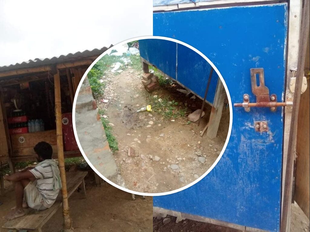 नवराजपुरमा पुलिस थाना अगाडी किराना पसलमा चोरी