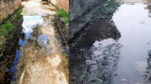 नगरपालिकाको सडक अव्यवस्थित ढलान, ढलपानी जमेर स्थानीय हैरान परेसान