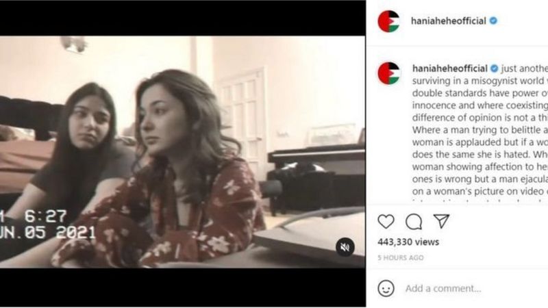 इन्टाग्राम लाइभमा नै पाकिस्तानी अभिनेत्रीमाथि यौन उत्पीडन