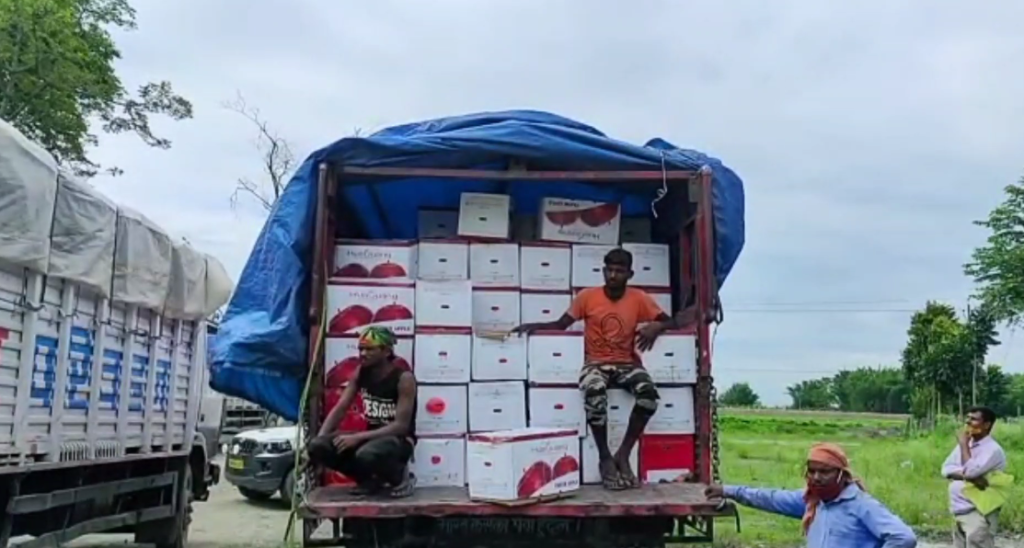 सुनसरी नाकाबाट भरततर्फ चाइनिज स्याउ तस्करी हुने गरेको खुलासा, सुरक्षाकर्मी अनुसन्धानको दायरामा