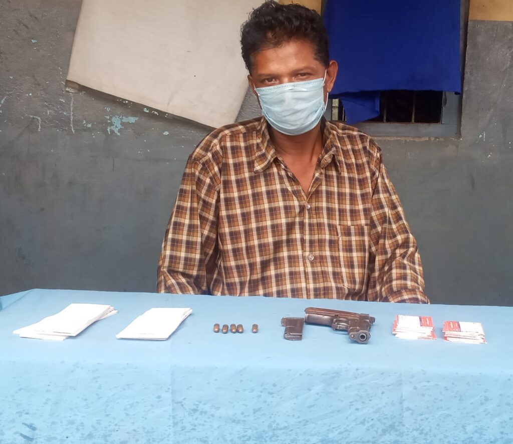 जनता समाजवादी पार्टीका (जसपा) जिल्ला सदस्य पेस्तोलसहित पक्राउ