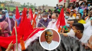 नेता यादवको पार्थिव शरीरमा पार्टीको झण्डा ओढाएर प्रचण्डले दिए अन्तिम श्रद्धाञ्जली