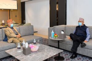 मेरियट होटलमा ओली र नेपाललाई कार्यदल सदस्यको ब्रिफिङ